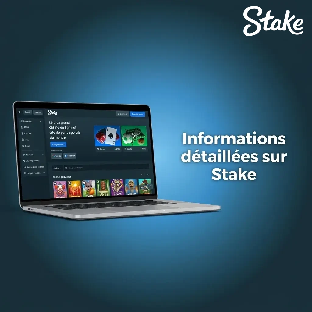 Application mobile Stake sur Android et iOS avec paris sportifs, casino en ligne et sécurité SSL pour joueurs français