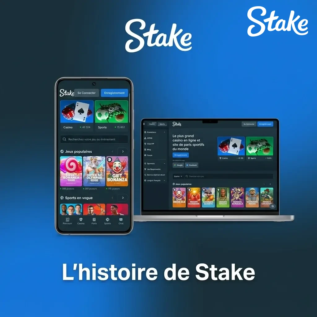 Histoire de Stake : plateforme de jeux en ligne fondée en 2017 à Curaçao par Edward Craven et Bijan Tehrani